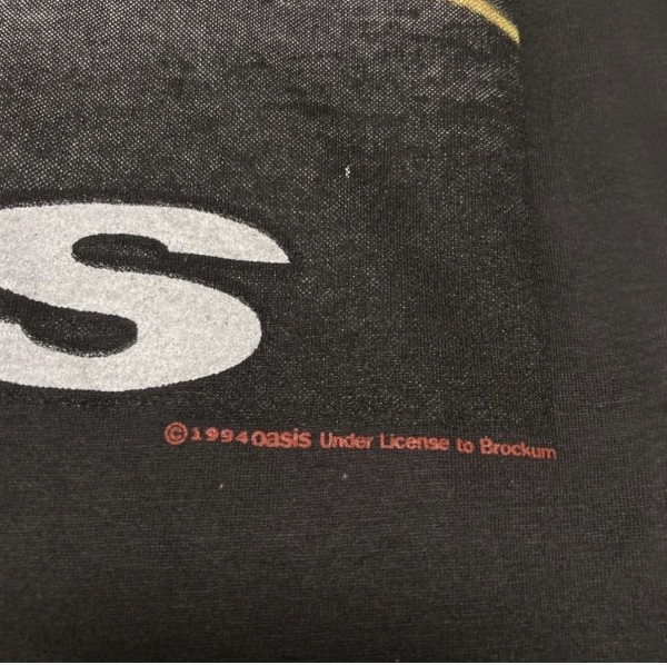 Oasis Knebworth / Cork 1996 Giant by Tee Jays ©1994 Brockum Legit Check