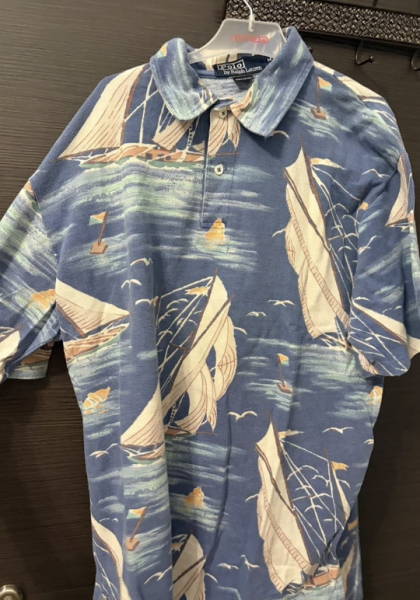 LC Polo Ralph Lauren Made in USA Sailing Boat Polo
