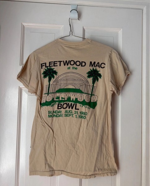 1980 Fleetwood Mac Hollywood Bowl Show Shirt