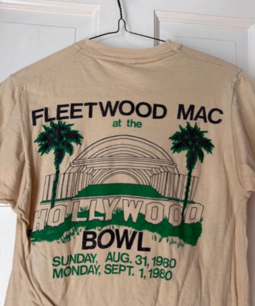 1980 Fleetwood Mac Hollywood Bowl Show Shirt