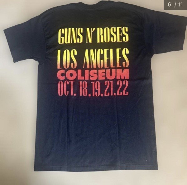 Legit Check: 1989 Guns N’ Roses LA Coliseum Brockum / 5050 Tag