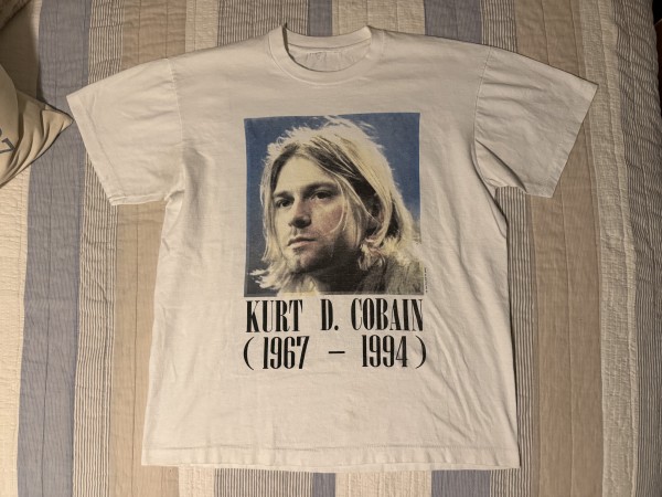 Legit check kurt cobain memorial tee cut tag 94/95