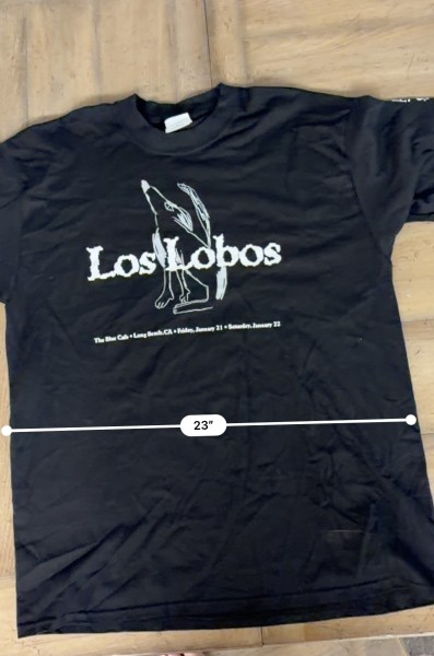 Los Lobos Shirt Blue Cafe Shirt