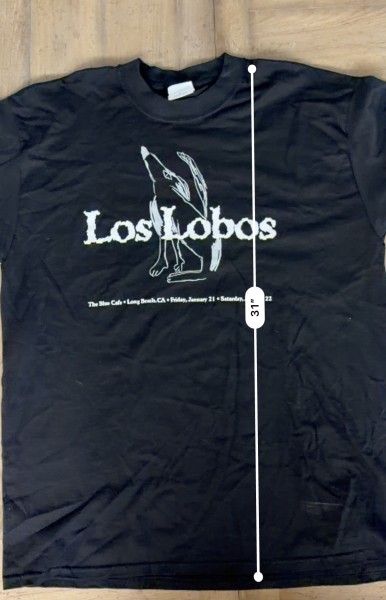 Los Lobos Shirt Blue Cafe Shirt