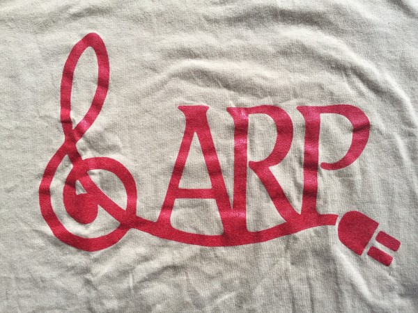 arp instruments t-shirt
