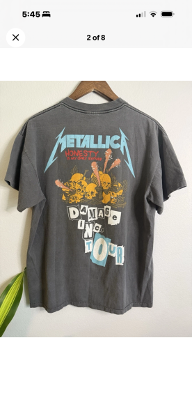 1991 Metallica Damage Inc. Pushead Brockum Tag – Legit Check