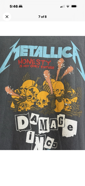 1991 Metallica Damage Inc. Pushead Brockum Tag – Legit Check