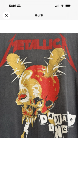 1991 Metallica Damage Inc. Pushead Brockum Tag – Legit Check