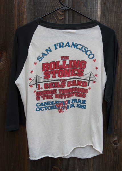 rolling stones candlestick concert jersey