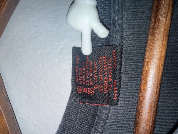 Metallica Wherever I May Roam – 1991 Brockum Tag – Legit Check