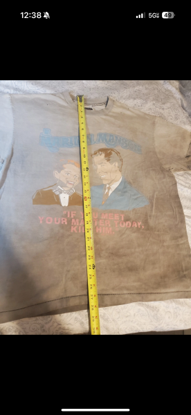 VINTAGE 1996 MARILYN MANSON MEET YOUR MASTER COP KILL T SHIRT LC SIZE XL