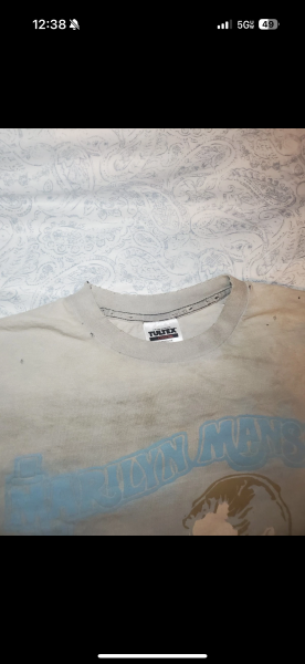 VINTAGE 1996 MARILYN MANSON MEET YOUR MASTER COP KILL T SHIRT LC SIZE XL