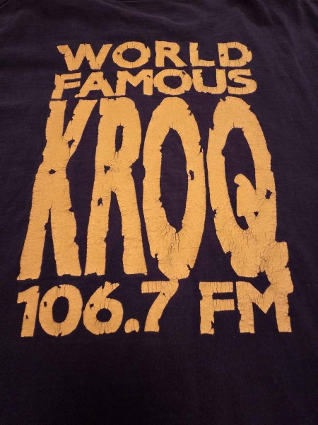 Radiohead Navy Pablo Honey with Unique KROQ Backhit