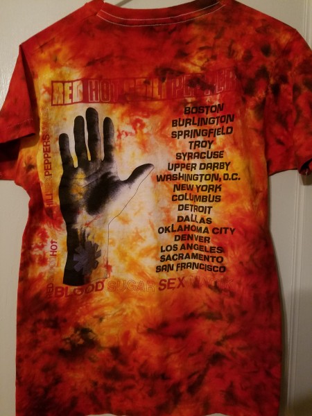 Authentic Red Hot Chili Peppers 1991 Tour T-Shirt