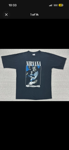 1990s nirvana shirt