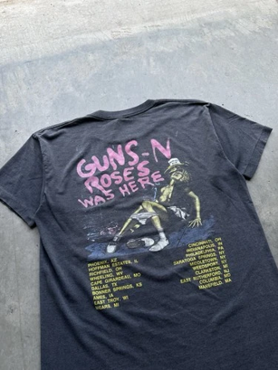 Legit Check: 1987 Guns N’ Roses “Was Here” Tour Tee / Healthknit