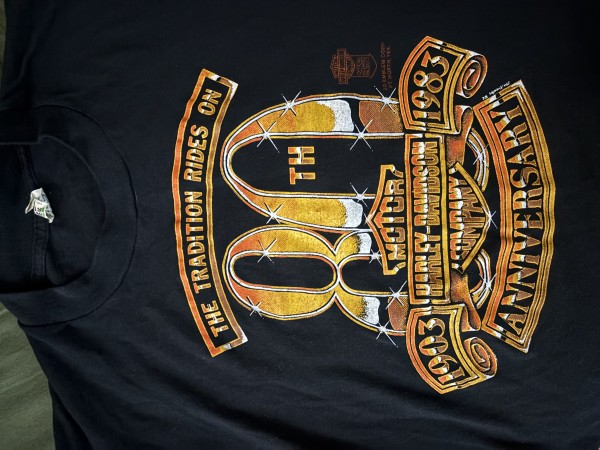 1980’s Harley Davidson 3D emblem t’s near mint condition