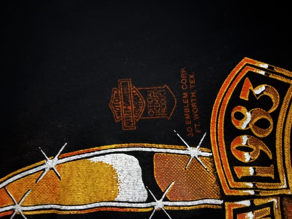 1980’s Harley Davidson 3D emblem t’s near mint condition