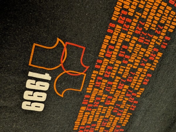 1999 R.E.M - Tour Champ tag
