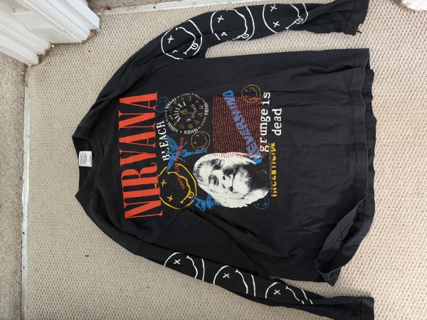 Mid 90s bad shirts uk ( nirvana, pwei and offspring)