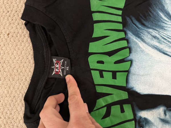 Mid 90s bad shirts uk ( nirvana, pwei and offspring)