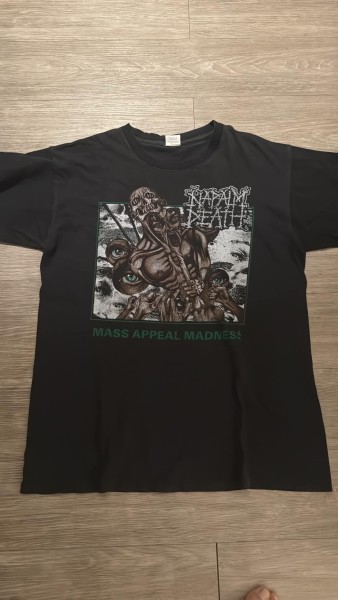 Napalm Death Mass Appeal Madness Tee TCI Tag