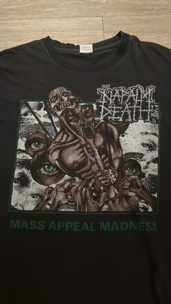 Napalm Death Mass Appeal Madness Tee TCI Tag