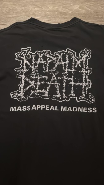 Napalm Death Mass Appeal Madness Tee TCI Tag