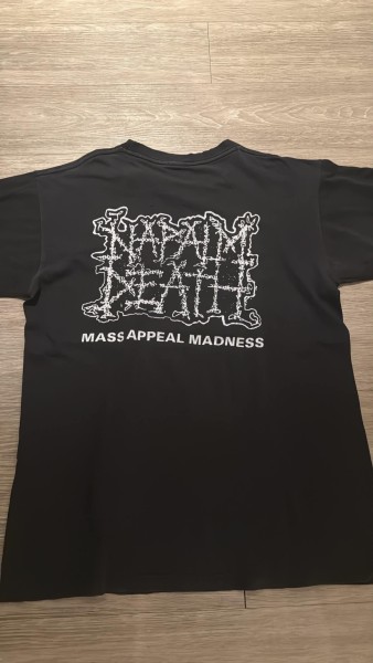 Napalm Death Mass Appeal Madness Tee TCI Tag