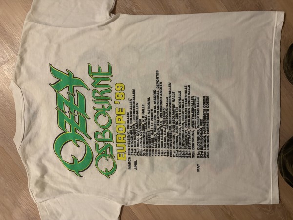 Ozzy 1988 No Rest Europe Tour T-Shirt