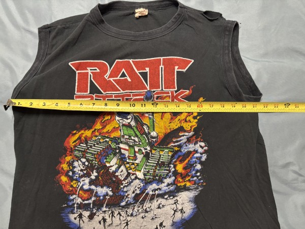 Authentic 1985 Ratt Attack muscle shirt