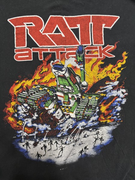 Authentic 1985 Ratt Attack muscle shirt