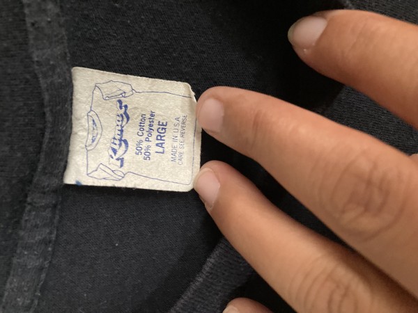Klimax t-shirt tag