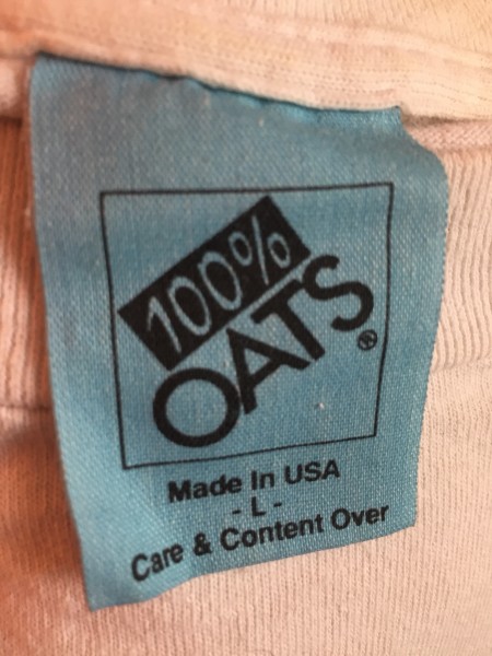 100% Oats Made in USA - vintage??