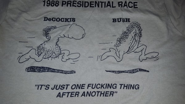 decockis and bush presidential rude shirt
