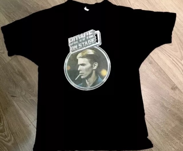 david bowie on stage t shirt