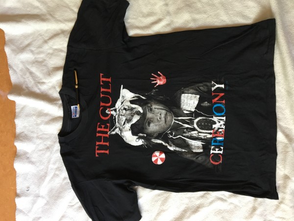 The Cult Concert tour shirt Ceremony 1991