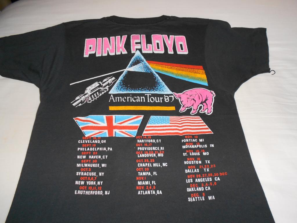 Used Vintage 1987 Pink Floyd Concert T-Shirt M