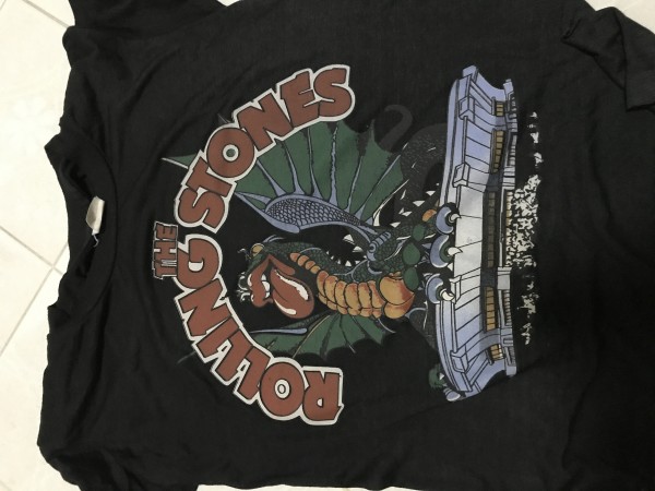 1981 rolling stones LA concert tee