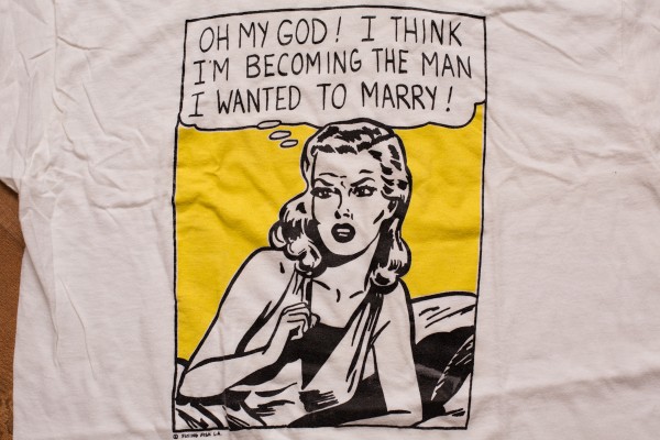 "I'm Becoming the Man I Wanted to Marry" SS T-shirt