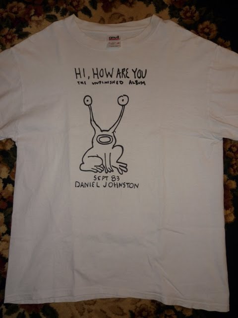 daniel johnston hi how are you tee who 1st made it