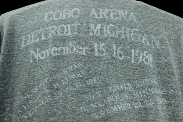 1981 AC/DC Cobo Arena Detroit Tee