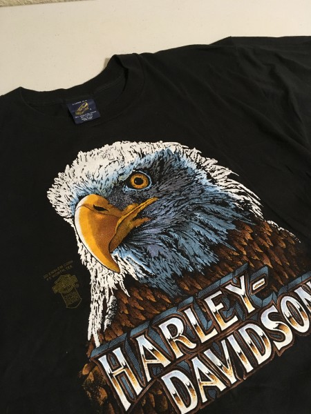 1980s 3D Emblem Harley Davidson Shirts