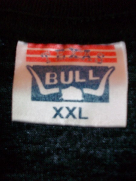 Label  Texas Bull (with longhorn logo)