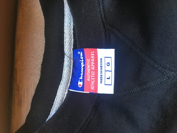 Champion Black Fleece sweatshirt