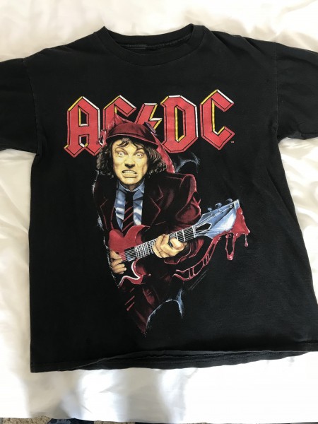 1993 AC/DC Brockum Angus Young tee worth?