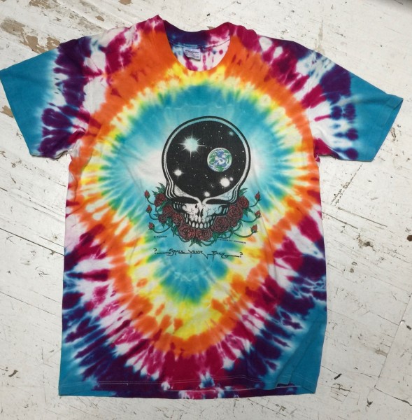 Grateful Dead 1987 SPACE YOUR FACE + tie-dye questions