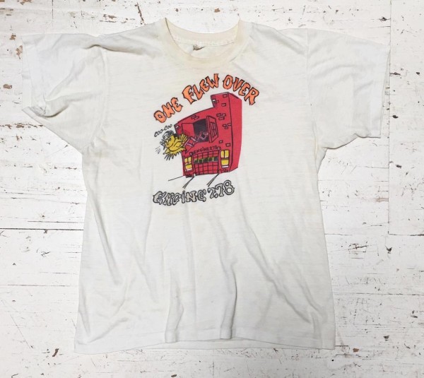 handmade FDNY 70s' Bklyn firehouse Cuckoo's Nest tee