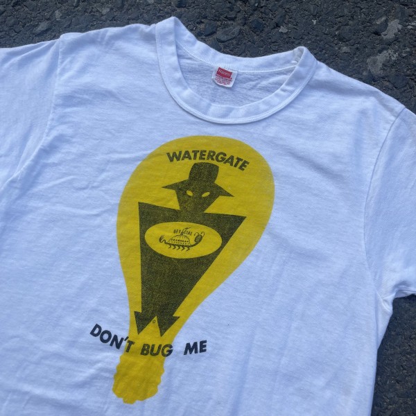 A 1970s Watergate Scandal Tee in pristine condition found in Viet Nam for less than $2. What a day!