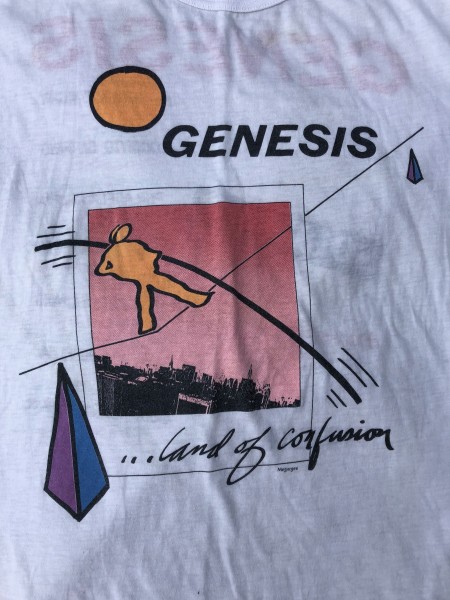 Vintage Original 1986 Genesis Tour T-Shirt Land of Confusion  / Phil Collins Medium